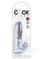 King Cock Clear Dildo with Balls 5In - Clear