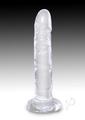 King Cock Clear Dildo 6In - Clear