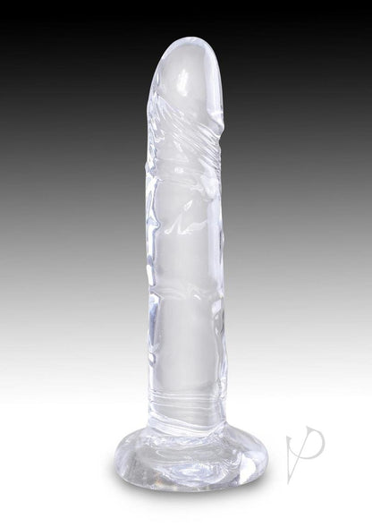 King Cock Clear Dildo 6In - Clear
