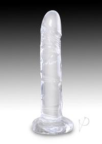 King Cock Clear Dildo 6In - Clear