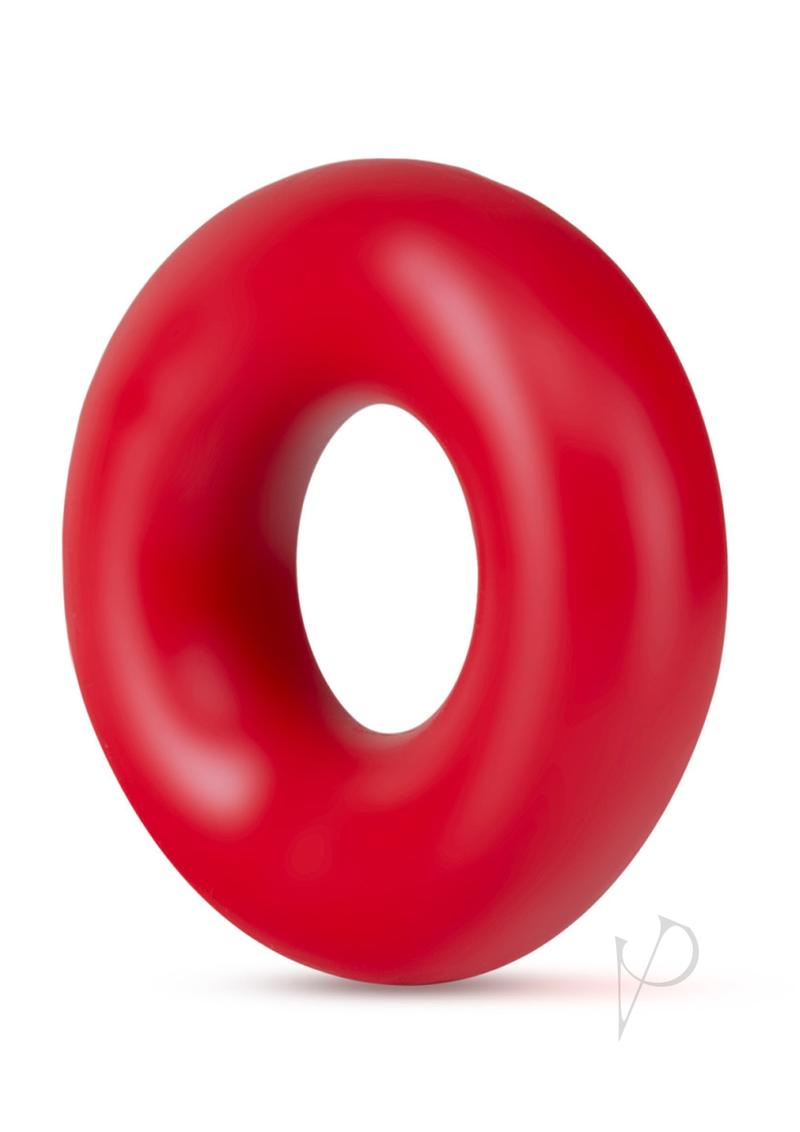 Stay Hard Donut Cock Rings Oversized (2 Pack )- Red