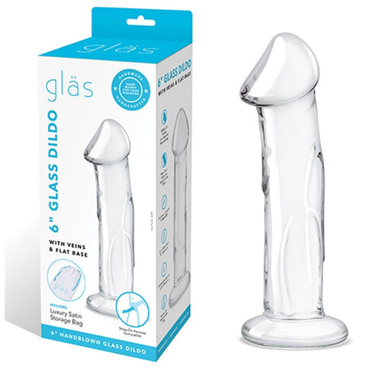 Cloud 9 Lingerie | Adult Toy Store in Corpus Christi | 6-INCH REALISTIC GLASS DILDO