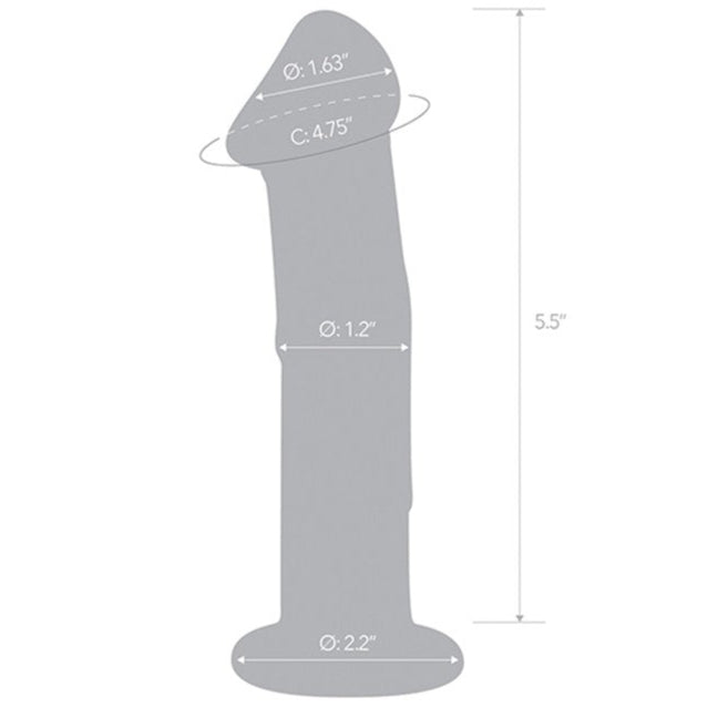 Cloud 9 Lingerie | Adult Toy Store in Corpus Christi | 6-INCH REALISTIC GLASS DILDO