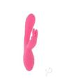 Bunny Kisses Rechargeable Silicone Rabbit Vibrator - Pink