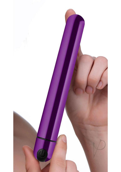 Bang! 10X Slim Metallic Rechargeable Bullet - Purple