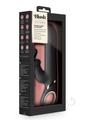 Blush Victoria Rechargeable Silicone Rabbit Vibrator - Black