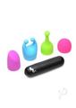 Bang! Rechargeable Bullet with 4 Attachments - Black