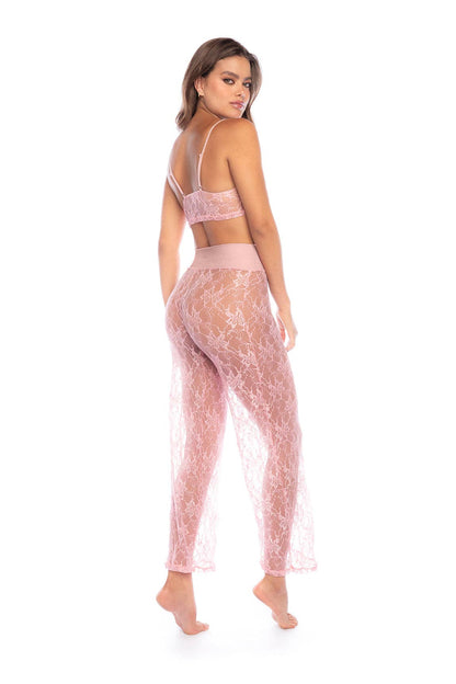 7600 Two Piece Pajama Set Rose