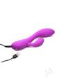 Bang! 10X Flexible Rechargeable Silicone Rabbit - Purple