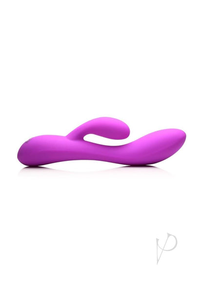 Bang! 10X Flexible Rechargeable Silicone Rabbit - Purple