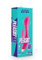 Aria Pleasin` Af Rechargeable Silicone Rabbit Vibrator - Fuchsia
