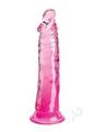 King Cock Clear Dildo 8In - Pink