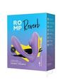 Romp Reverb Rechargeable Silicone G-spot Vibrator with Clitoral Air Stimulator - Purple
