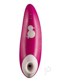 Romp Shine Rechargeable Silicone Clitoral Air Stimulator - Pink/white