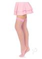 Leg Avenue Nylon Fishnet Stocking - Os - Pink
