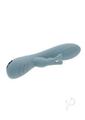 Boss Bunny Rechargeable Silicone Rabbit Vibrator - Blue