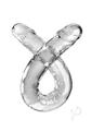 King Cock Clear Double Dildo 18In