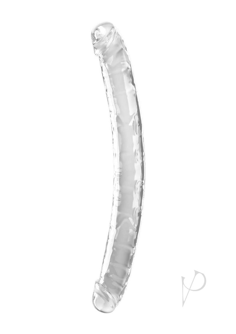 King Cock Clear Double Dildo 18In