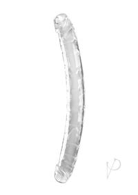 King Cock Clear Double Dildo 18In