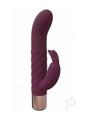 Loveline Devotion Silicone Rechargeable 10 Speed Mini Rabbit - Burgundy