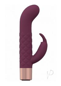 Loveline Devotion Silicone Rechargeable 10 Speed Mini Rabbit - Burgundy