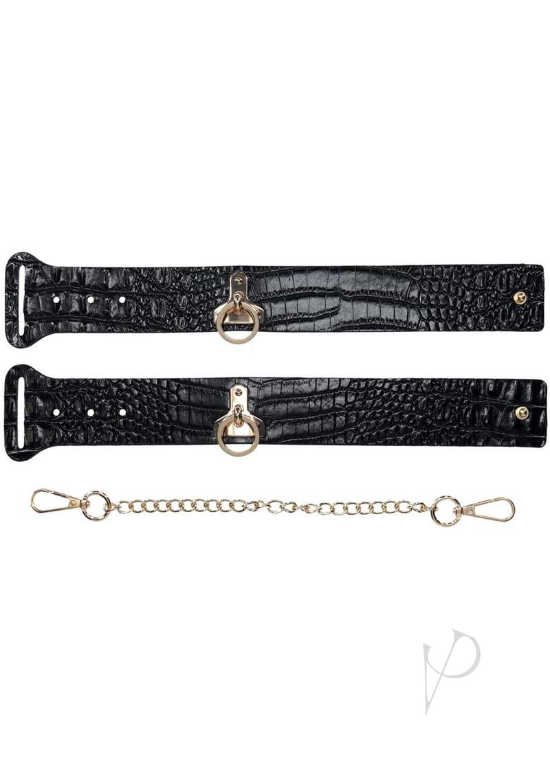 Ouch! Rome Collection Leg Cuffs - Black