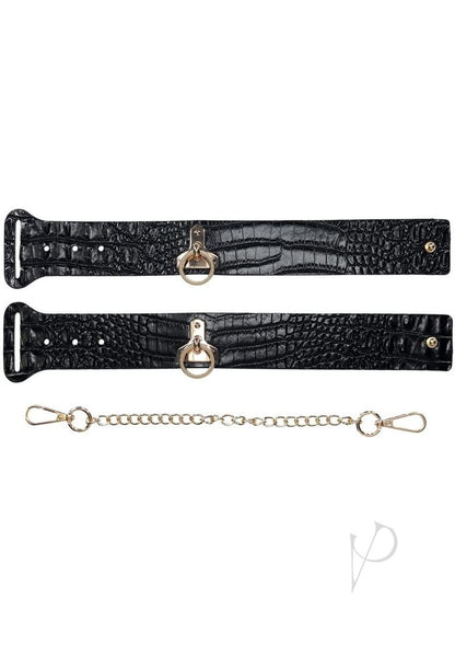 Ouch! Rome Collection Leg Cuffs - Black