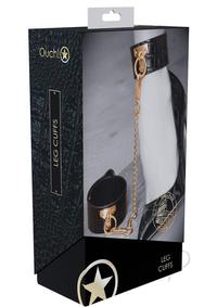Ouch! Rome Collection Leg Cuffs - Black