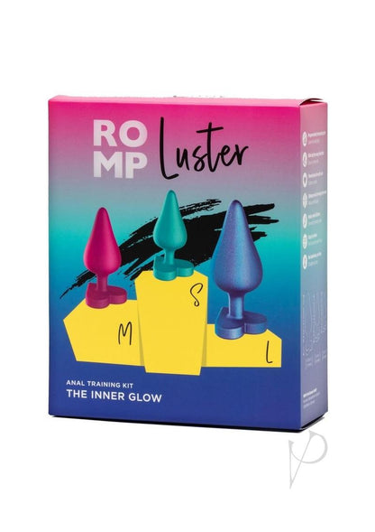 Romp Luster Silicone Anal Plug - Purple/pink