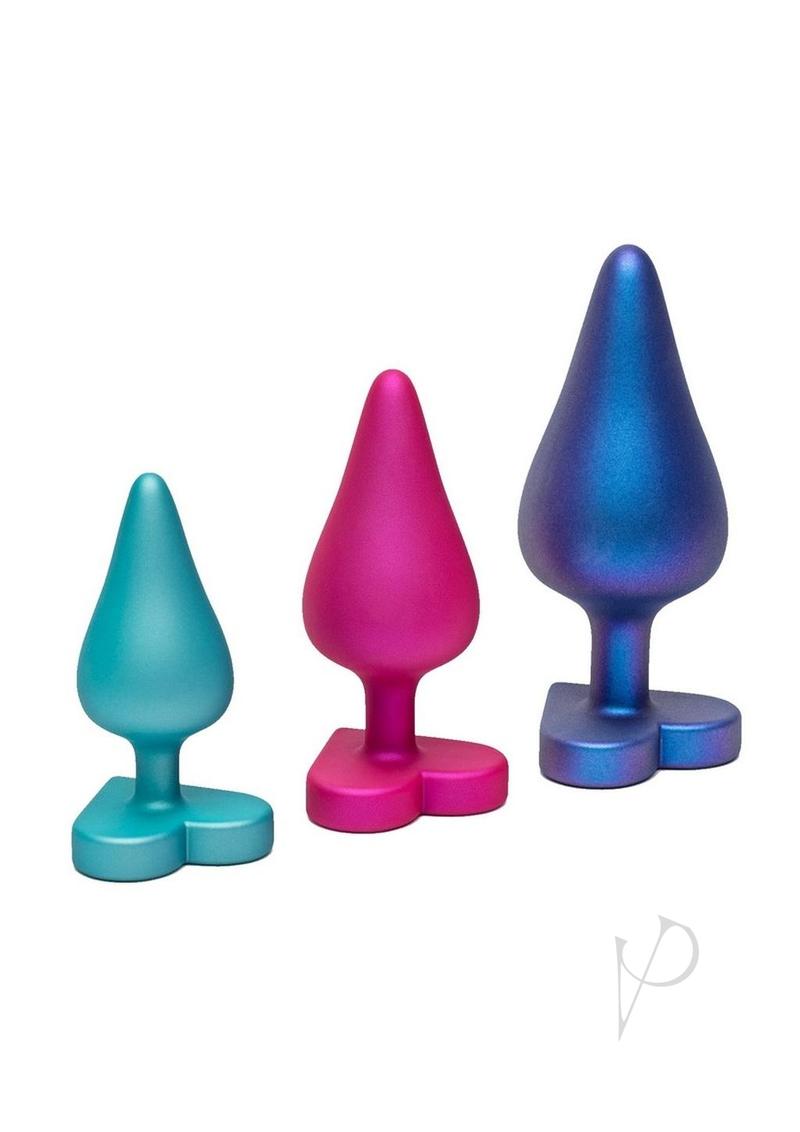 Romp Luster Silicone Anal Plug - Purple/pink