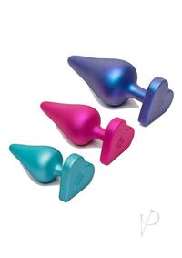 Romp Luster Silicone Anal Plug - Purple/pink