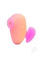 Romp Kiss Rechargeable Silicone Clitoral Stimulator - Yellow/pink