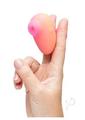 Romp Kiss Rechargeable Silicone Clitoral Stimulator - Yellow/pink