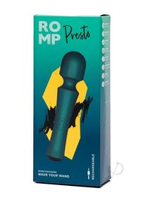 Romp Presto Rechargeable Silicone Wand - Teal