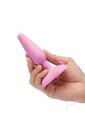 B-vibe Beginner`s Vibrating Rechargeable Silicone Butt Plug - Pink