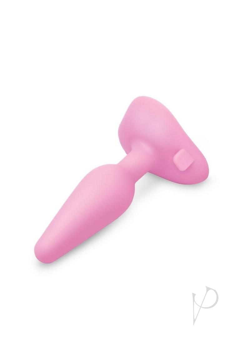 B-vibe Beginner`s Vibrating Rechargeable Silicone Butt Plug - Pink