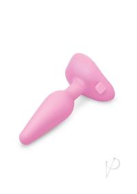 B-vibe Beginner`s Vibrating Rechargeable Silicone Butt Plug - Pink