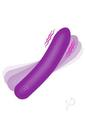 Bang Tapered Flexible Silicone Rechargeable Bullet - Purple