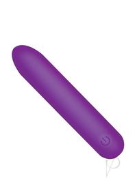 Bang Tapered Flexible Silicone Rechargeable Bullet - Purple