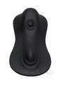 Cowgirl Rodeo Rumbler Grinding Vibrating Tapping Rechargeable Silicone Dildo - Black