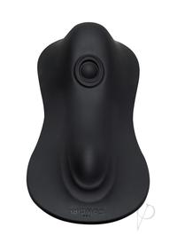 Cowgirl Rodeo Rumbler Grinding Vibrating Tapping Rechargeable Silicone Dildo - Black