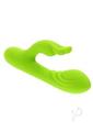 Brat Bunny Rechargeable Silicone Rabbit Vibrator - Green