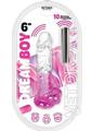 Wet Dreams Dream Boy Jelly Vibrating Dildo 6In - Clear/magenta