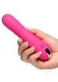 Bang! Thrusting Rechargeable Silicone Vibrator - Pink