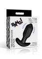 Bang! Bumpy Vibrating Rechargeable Silicone Butt Plug - Black