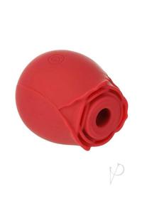 M`lady Rose Silicone Rechargeable Clitoral Suction Stimulator - Red