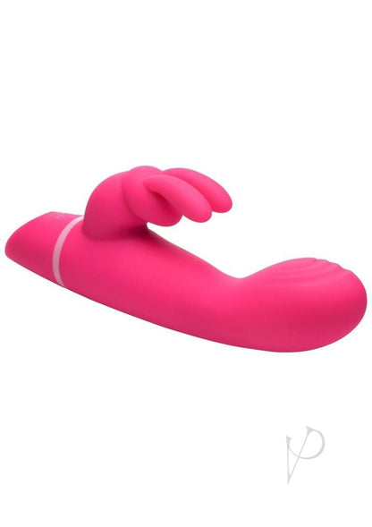 Bang! Come Hither Rechargeable Silicone Rabbit Vibrator - Pink