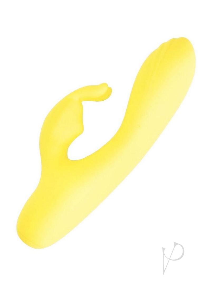 Sorbet Lemon Rechargeable Silicone Rabbit - Yellow