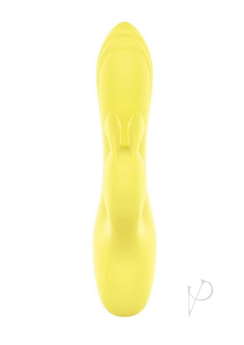 Sorbet Lemon Rechargeable Silicone Rabbit - Yellow