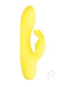 Sorbet Lemon Rechargeable Silicone Rabbit - Yellow